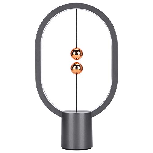 Magnetic Balance Lamp Moderne Schreibtischlampe, USB Smart Magnetic Absorption Half Air Switch, Nachttischlampe, Warm Eye Care Lamp, Creative Home Decor, Unique House Warmging Gift von ASHATA