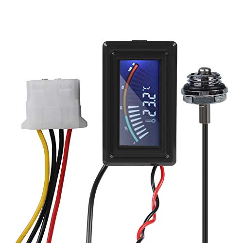 PC Wasserkühlung Temperatur Detektor,LCD Pointer Display Digitalthermometer Thermometer,Zeigerthermometer Temperature Meter mit wasserdicht Sonde für Computer Wasserkühlung PC Wasserkühlung Temperatur Detektor,LCD Pointer Display Digitalthermometer Thermometer,Zeigerthermometer Temperature Meter mit wasserdicht Sonde für Computer Wasserkühlung von ASHATA