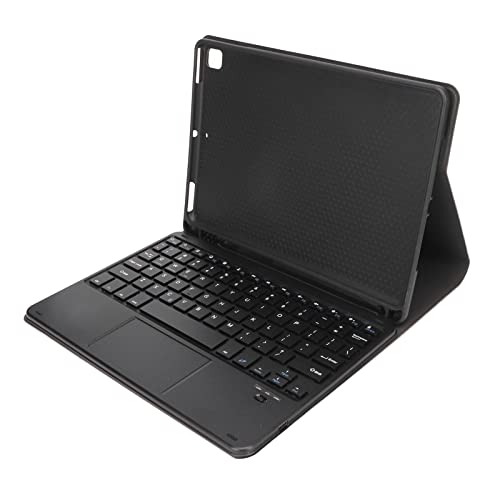 SK9709C Touch-Tablet-Hülle mit Tastatur-Stifthalter für Ipad Air 2 9,7 Zoll, für Ipad Pro 9,7 Zoll, für IOS Tablet 2017 2018, Magnetische Bluetooth-Tastatur, Abnehmbare Hülle (Schwarz) von ASHATA