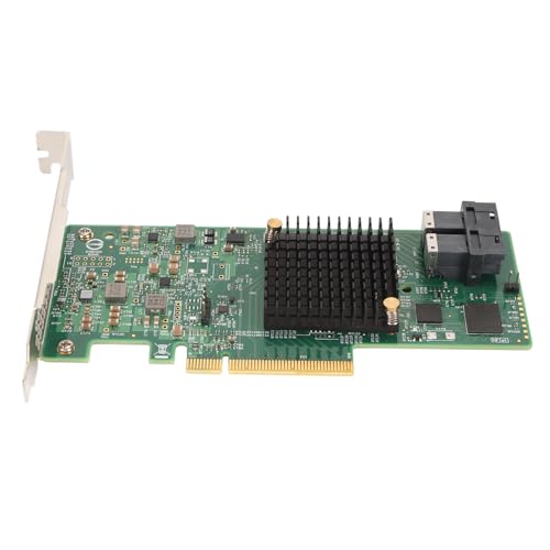 Smart Array Card RAID Controller, RAID SAS 9311 8i für LSI SAS3008 SAS HD SFF8643 Zwei X4 RAID Array Karte 12 Gbit/s PCI Express 3.0 X8 für Computerübertragung von ASHATA