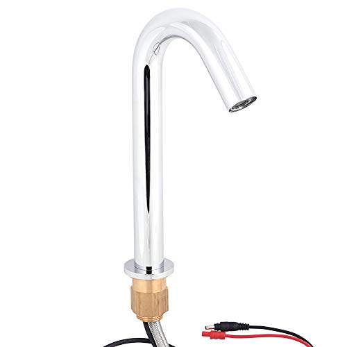 Touch Sensor Wasserhahn,Küchenarmatur Automatische Infrarotsensor Wasserhahn Bad Becken Wasserhahn Badarmaturen mit Schlauch und Control Box von ASHATA