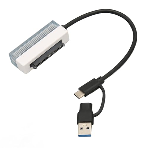 USB zu SATA Adapter, 2,5 Zoll Festplattenadapterkabel, Hot Swap fähiger 6 GBps Typ C USB2.0 3.0 2,5 Zoll SATA Festplattenadapter von ASHATA