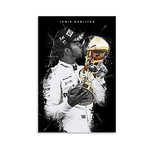 ASHDJ Lewis Hamilton Leinwand Kunst Poster und Wandkunst Bilddruck Moderne Familienzimmer Dekor Poster 16x24inch(40x60cm) von ASHDJ