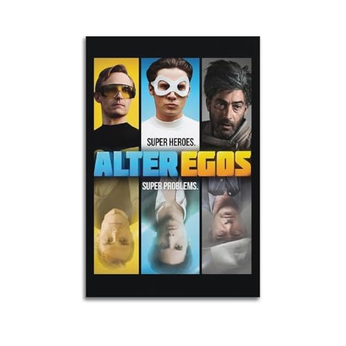 ASHDRUWQHR Alter Egos Poster auf Leinwand, Wandkunstdruck, ästhetisches Poster, moderne Kunst, Gemälde für Wohnzimmer, 30 x 45 cm, ungerahmter Stil ASHDRUWQHR Alter Egos Poster auf Leinwand, Wandkunstdruck, ästhetisches Poster, moderne Kunst, Gemälde für Wohnzimmer, 30 x 45 cm, ungerahmter Stil von ASHDRUWQHR