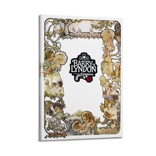 ASHDRUWQHR Barry Lyndon Poster auf Leinwand, Wandkunstdruck, ästhetisches Poster, moderne Kunst, Gemälde für Wohnzimmer, 40 x 60 cm, Rahmenstil von ASHDRUWQHR