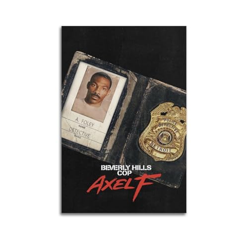 ASHDRUWQHR Beverly Hills Cop Axel F Poster auf Leinwand, Wandkunstdruck, ästhetisches Poster, moderne Kunst, Gemälde für Wohnzimmer, 50 x 75 cm, ungerahmter Stil von ASHDRUWQHR