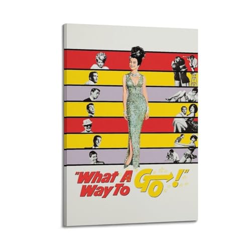 ASHDRUWQHR Poster auf Leinwand, Motiv "What A Way to Go", Kunstdruck, ästhetisches Poster, moderne Kunst, Gemälde für Wohnzimmer, 50 x 75 cm, Rahmenstil ASHDRUWQHR Poster auf Leinwand, Motiv "What A Way to Go", Kunstdruck, ästhetisches Poster, moderne Kunst, Gemälde für Wohnzimmer, 50 x 75 cm, Rahmenstil von ASHDRUWQHR