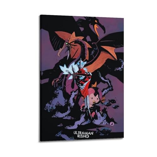 ASHDRUWQHR Ultraman Rising Poster auf Leinwand, Wandkunstdruck, ästhetisches Poster, moderne Kunst, Gemälde für Wohnzimmer, 30 x 45 cm, Rahmenstil ASHDRUWQHR Ultraman Rising Poster auf Leinwand, Wandkunstdruck, ästhetisches Poster, moderne Kunst, Gemälde für Wohnzimmer, 30 x 45 cm, Rahmenstil von ASHDRUWQHR