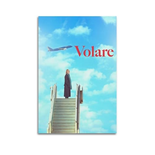 ASHDRUWQHR Volare Poster auf Leinwand, Wandkunstdruck, ästhetisches Poster, moderne Kunst, Gemälde für Wohnzimmer, 20 x 30 cm, ungerahmter Stil von ASHDRUWQHR