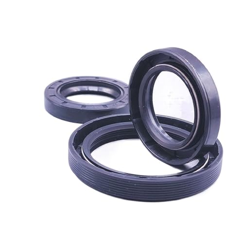 1 Stück TC/FB/TG4 NBR Doppellippen-Skelett-Öldichtring for Hydraulikzylinder – Innendurchmesser 25–32 mm, Außendurchmesser 35–72 mm, Höhe 5–12 mm(25x62x8mm) von ASHILD