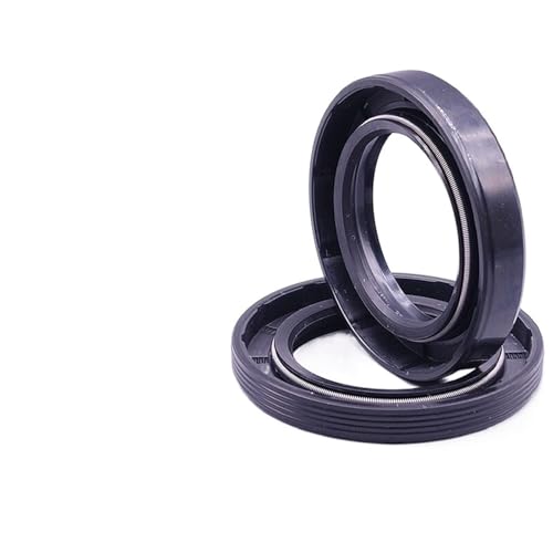 2 Stück NBR-Doppellippen-Skelett-Öldichtring for Hydraulikzylinder | Innendurchmesser 8–24 mm, Außendurchmesser 17–52 mm, Höhe 5–10 mm(24x47x7mm) von ASHILD