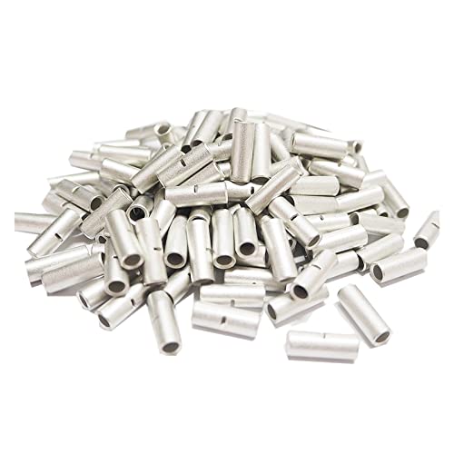 200 Stück unisolierte Aderendhülsen for elektrische Kabel – 26–10 AWG, nicht isolierte Stoßverbinder for Crimpen von Kabeln(0.2-0.75mm²) von ASHILD