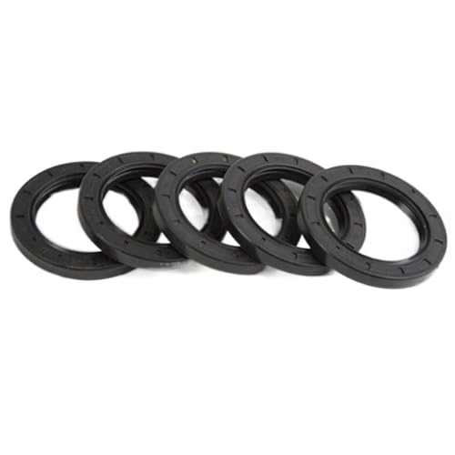 NBR TC/FB/TG4 Hydraulikzylinder-Öldichtungssatz | Langlebige Doppellippendichtung for Rotationswelle | 18 mm - 50 mm Außendurchmesser | Einfache Installation(12x26x5mm 2Pcs) von ASHILD