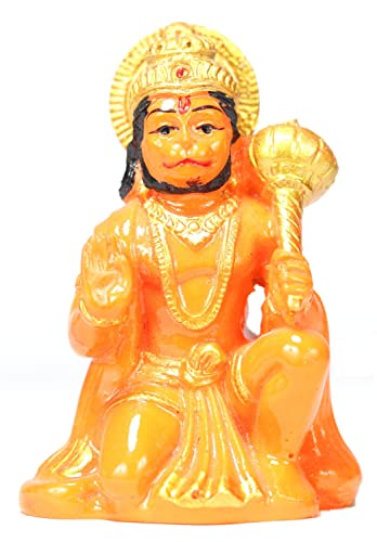 ASHIRWAD Polyresin Idol of Hanuman Ji, Statue, Murti in verschiedenen Größen für Heimtempel (Hanuman ji-03) von ASHIRWAD