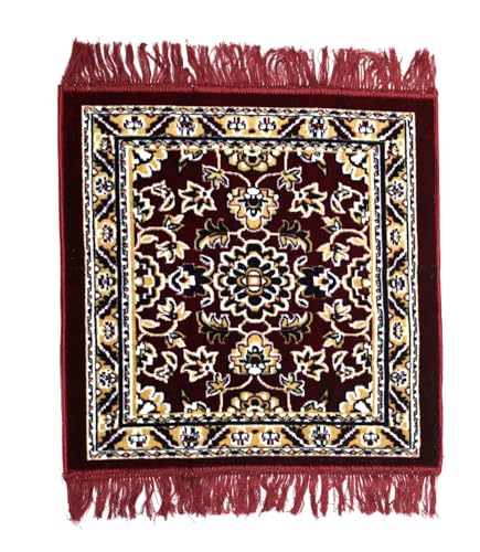 Puja Aasan Samt, Wolle, Pooja, Aassan, Meditationstuch, Matte, Aasanam-Teppich, Matratze, 61 x 61 cm, Kastanienbraun 1 Puja Aasan Samt, Wolle, Pooja, Aassan, Meditationstuch, Matte, Aasanam-Teppich, Matratze, 61 x 61 cm, Kastanienbraun 1 von ASHIRWAD
