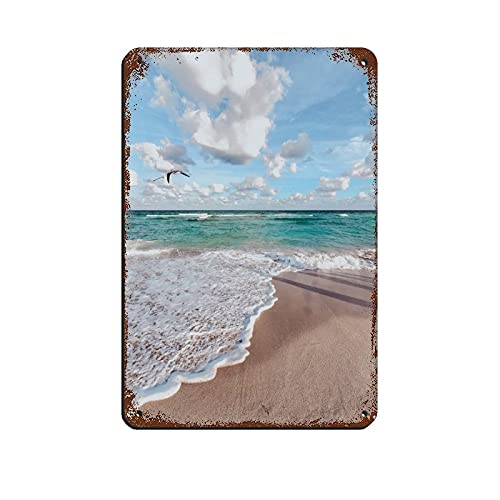 Blechschild Sandy Sea Beach Vintage Metall Pub Club Cafe Bar Home Wandkunst Dekoration Poster Retro 20 x 30 cm Blechschild Sandy Sea Beach Vintage Metall Pub Club Cafe Bar Home Wandkunst Dekoration Poster Retro 20 x 30 cm von ASHK
