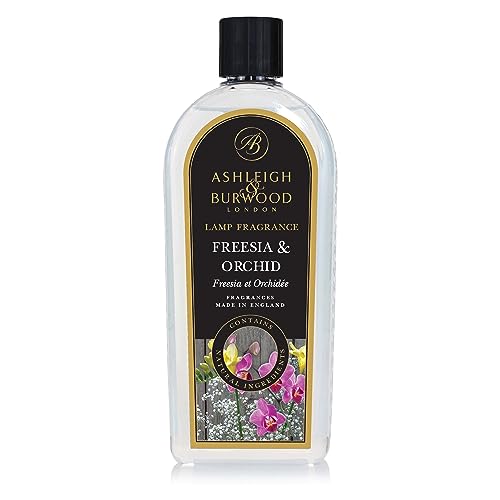 Ashleigh & Burwood | Lampenduft für Duftlampe | Freesia & Orchidee | Blumenduft raumduft | Brenndauer 20 Stunden | Geruchsneutralisierer | 1000ml von ASHLEIGH & BURWOOD