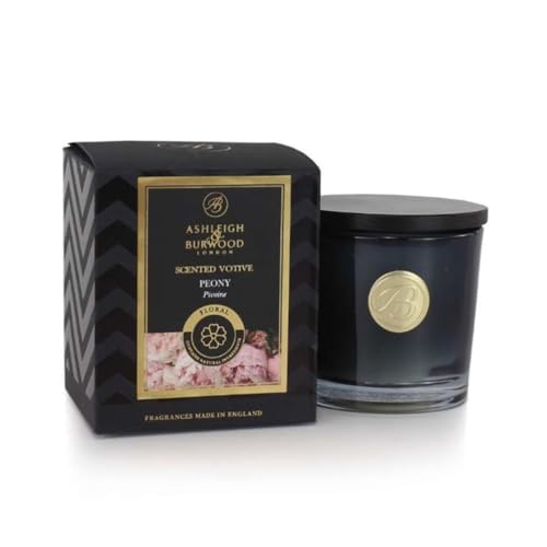 Ashleigh & Burwood Mini-Kerze Duftkerze mit Pfingstrosenduft von ASHLEIGH & BURWOOD