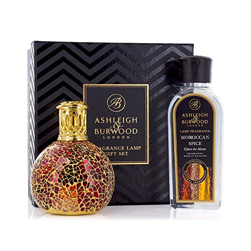 Ashleigh & Burwood Tahitian-Sunset-Duftlampe & Oriental-Spice-Duft Geschenk-Set PFL705Z von ASHLEIGH & BURWOOD