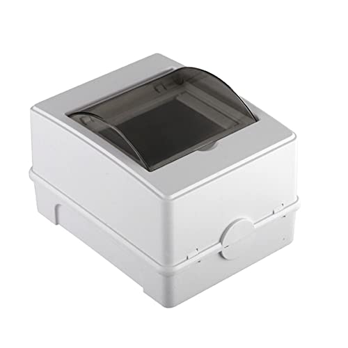 ASHLUYAK Leitungsschutzschalterdose 12,0x7,5cm 2-4 Wege Abzweigdose Wasserdicht Verteilerdose mit transparenter Abdeckung ASHLUYAK Leitungsschutzschalterdose 12,0x7,5cm 2-4 Wege Abzweigdose Wasserdicht Verteilerdose mit transparenter Abdeckung von ASHLUYAK