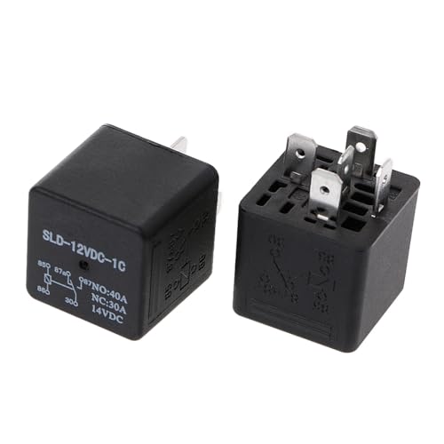 ASHLUYAK SLD-12VDC-1C 1,6 W Hochleistungs-40 A NC 30 A 5-polige Automobilindustrie, 2 Stück von ASHLUYAK
