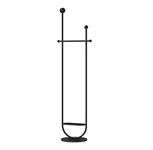 ASHSDI Garderobenständer Kleiderständer Aus Metall Mit Natürlichem Marmorsockel Kleiderständer Freistehender Baum Kleiderständer Schlafzimmer Jackenständer Garderobe (Color : D, Size : 195 * 33cm) von ASHSDI
