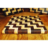 stirnholz Butcher Block - Schneidebrett Handarbeit Von Ash Woodshops von ASHWoodshops