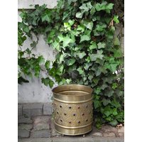 Blumentopf, Übertopf, Messing Papierkorb, Sammelbehälter, Ziertopf Blumentopf, Übertopf, Messing Papierkorb, Sammelbehälter, Ziertopf von ASIARTIS