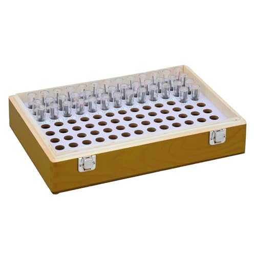Prüfstifte-Satz 1-5 mm Präzisions-Messstifte 41 Stk. Größe ±1 µm von ASIMETO