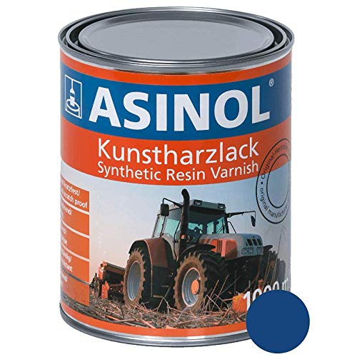 ASINOL AGRIA BLAU 1.000 ml Kunstharzlack Farbe Lack 1l Liter Dose von ASINOL