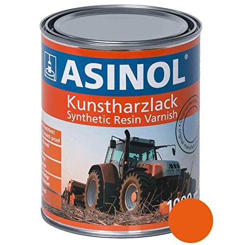 ASINOL ALLGAIER Orange 1.000 ml Kunstharzlack Farbe Lack 1l Liter Dose von ASINOL