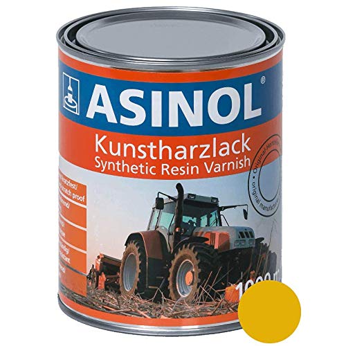 ASINOL Atlas Copco-gelb 1.000ml Lack FARBE Kunstharzlack Lackierung 1 K Lack von ASINOL