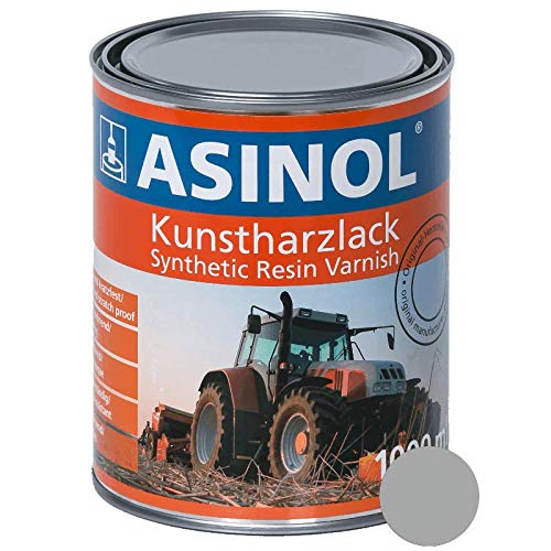 ASINOL DEUTZ SILBER 1000 ml Kunstharzlack Farbe Lack 1l Liter Dose von ASINOL