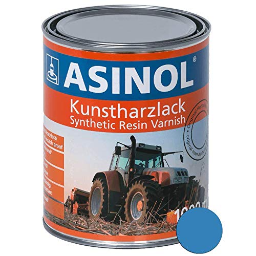 ASINOL Fina blau 1.000 ml Kunstharzlack Farbe Lack 1l Liter Dose von ASINOL