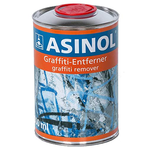 ASINOL Professioneller Graffiti-Reiniger | 1 Liter | Ideal für Naturstein, Beton, Glas & lackierte Oberflächen | Entfernt mühelos Sprühlack & Filzstift ASINOL Professioneller Graffiti-Reiniger | 1 Liter | Ideal für Naturstein, Beton, Glas & lackierte Oberflächen | Entfernt mühelos Sprühlack & Filzstift von ASINOL