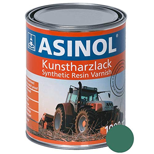 ASINOL RAL 6000 patinagrün hochglänzend 1 Liter, 1.000ml Kunstharzlack von ASINOL