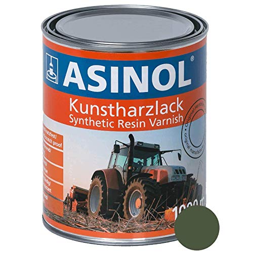 ASINOL RAL 6003 olivgrün hochglänzend 1 Liter, 1.000ml Kunstharzlack von ASINOL