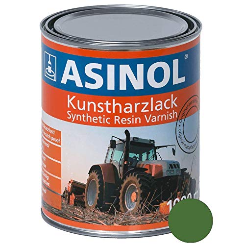 ASINOL RAL 6010 grasgrün hochglänzend 1 Liter, 1.000ml Kunstharzlack von ASINOL