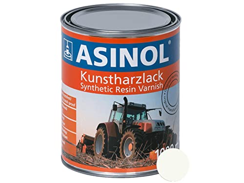 ASINOL RAL 9010 Reinweiss Kunstharzlack Landmaschinen Lack Traktoren von ASINOL