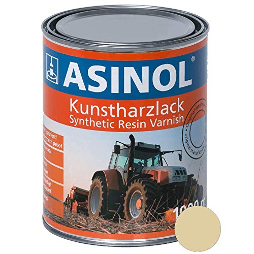 ASINOL SCHLÜTER BEIGE 1.000 ml Kunstharzlack Farbe Lack 1l Liter Dose von ASINOL