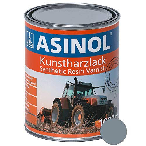 ASINOL WELGER GRAU 1.000 ml Kunstharzlack Farbe Lack 1l Liter Dose von ASINOL