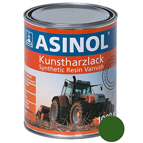 Kunstharzlack für John Deere Grün 1.000 ml Farbe Lack 1 Liter Dose von ASINOL