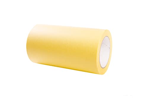 ASKON Maler-Flachkrepp - Flachkrepp- Papierklebeband, geeignet für Maler-, Karosserie- und Abdeckarbeiten (150 mm) von ASKON