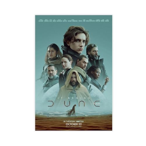 ASKRVNNZ Dünen-Filmposter (1) Leinwandposter Schlafzimmer Dekor Landschaft Büro Zimmer Dekor Geschenk 40 x 60 cm von ASKRVNNZ