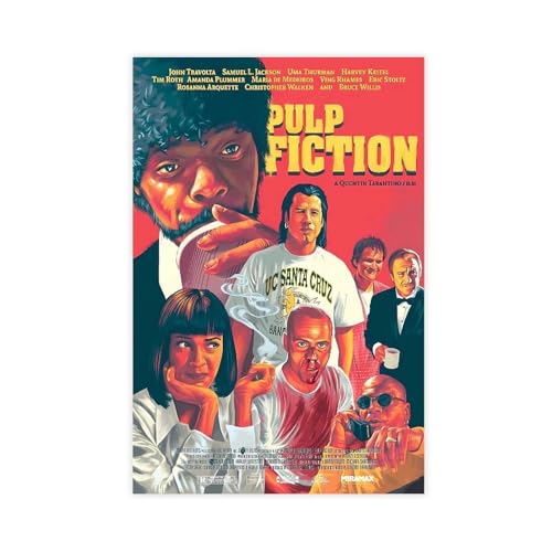 ASKRVNNZ Pulp Fiction Filmposter (10) Leinwandposter Wandkunst Dekor Druck Gemälde für Wohnzimmer Schlafzimmer Dekoration 40 x 60 cm von ASKRVNNZ