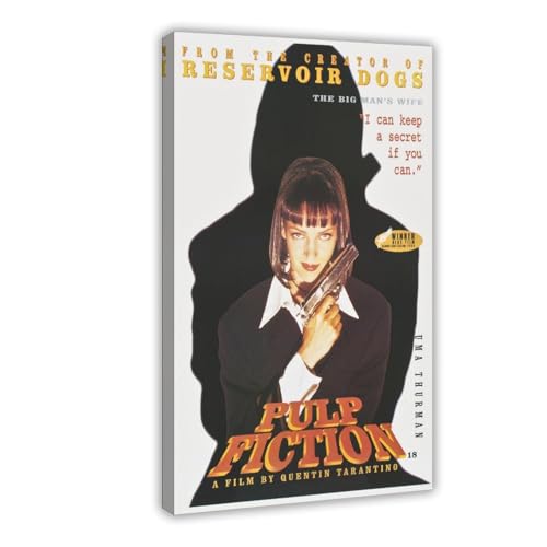 ASKRVNNZ Pulp Fiction Filmposter (4) Leinwand Poster Schlafzimmer Dekor Landschaft Büro Zimmer Dekor Geschenk 40 x 60 cm von ASKRVNNZ