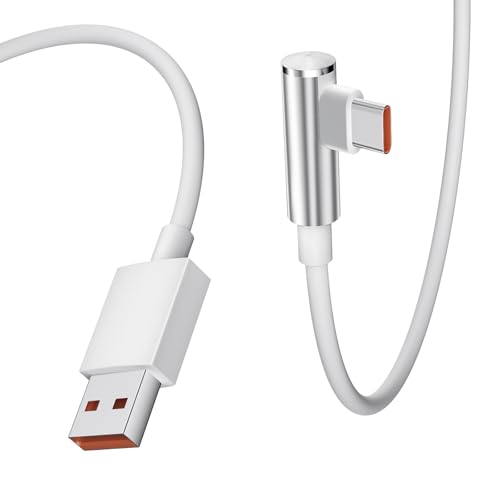 USB C Kabel 3 meter für Redmi Note 13 Pro 5G 12S 11 Pro+ 11S,90 Grad Typ C Ladekabel 120W 6A Schnelllade USB auf USB C Datenkabel Turboladung für Xiaomi POCO F6 X6 M6 X5 Pro Mi 14 13T 12 11 Mi Pad 6 5 von ASKUBSKU