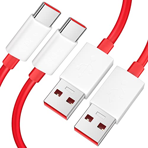 USB C Kabel für OnePlus Nord 3 CE3 2T 10 Pro 10T 9 5G,Schnellladekabel USB auf Typ C Ladekabel 1,8M, Super Flash 80W SUPERVOOC USB C Datenkabel für OnePlus 12 11 OnePlus Nord CE 3 Lite Realme, 2Stück von ASKUBSKU