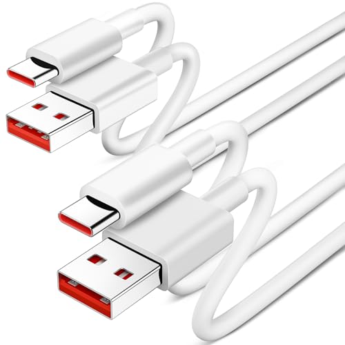 1M+2Meter USB C Kabel für Xiaomi Redmi Note 14 13 12 Pro 12S 11 Pro+ 5G,Typ C Ladekabel 120W Schnellladung Turbo Charging USB C Datenkabel 6A für Xiaomi POCO X7 X6 Pro Mi 15 14T 13 Lite Mi Pad 7 6 5 von ASKUBSKU
