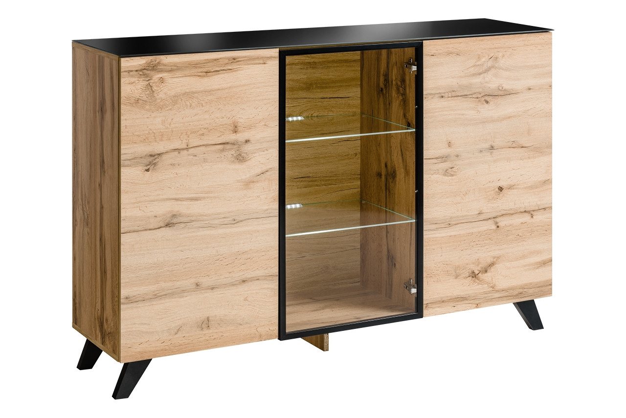 ASM-Moebel Kommode Sideboard Kommode THIN mit LED Beleuchtung und Push - Click System, Mit Led Beleuchtung und Push-Click System ASM-Moebel Kommode Sideboard Kommode THIN mit LED Beleuchtung und Push - Click System, Mit Led Beleuchtung und Push-Click System von ASM-Moebel